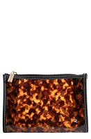 Stephanie Johnson Miami Clearly Tortoise Medium Makeup Bag at Nordstrom