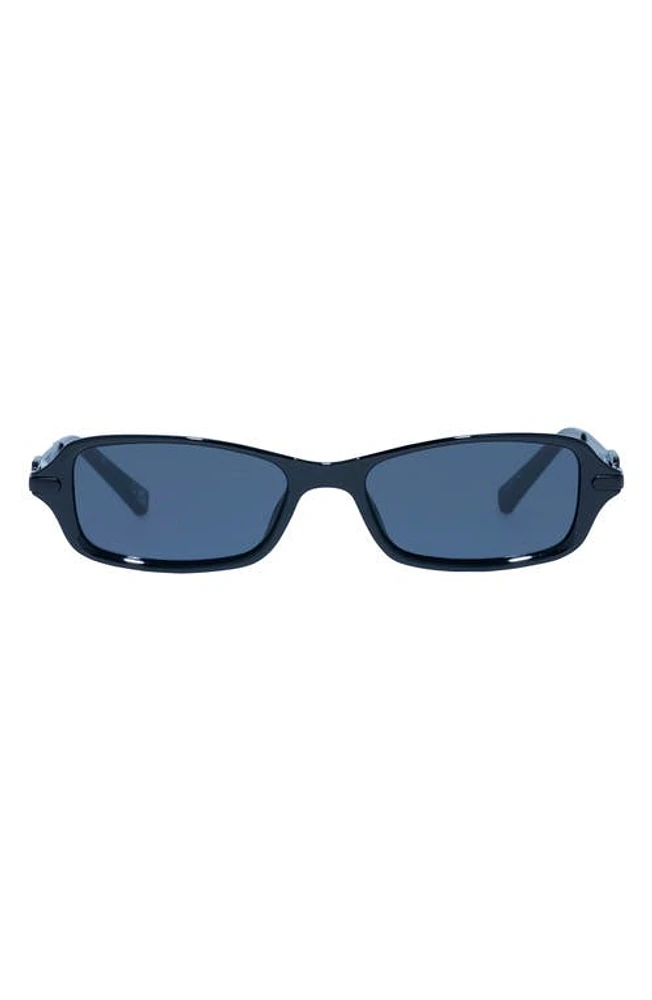 Le Specs Bamboozler 53mm Rectangular Sunglasses in Black at Nordstrom