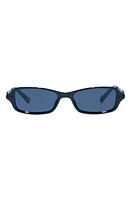 Le Specs Bamboozler 53mm Rectangular Sunglasses in Black at Nordstrom