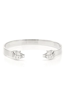 Cufflinks, Inc. Men's Millenium Falcon Cuff Bracelet in Silver at Nordstrom