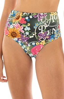 Agua Bendita Alicia Dreamin' High Waist Bikini Bottoms Multi at Nordstrom,