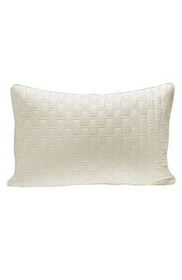 BedVoyage Quilted Throw Pillow in Ivory at Nordstrom