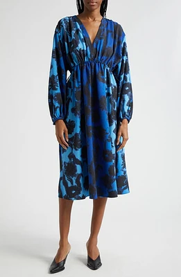 Stine Goya Veroma Long Sleeve A-Line Dress Oil Pastel Anemone at Nordstrom,