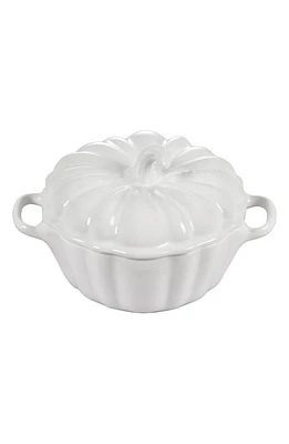 Le Creuset Figural Pumpkin Mini Baking Dish in White at Nordstrom, Size 12 Oz