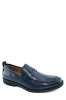 Marc Joseph New York Village Street Penny Loafer in Navy Burnished Napa Soft at Nordstrom, Size 10