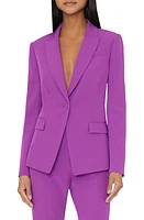 Milly Cady Avery One-Button Blazer in Vivid Violet at Nordstrom, Size 4