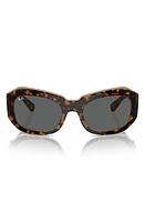 Ray-Ban Pillow Beate 56mm Wrap Sunglasses in Havana at Nordstrom