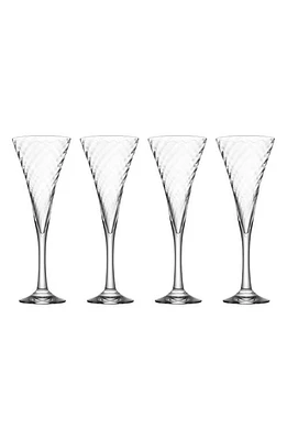 Orrefors Helena Set of 4 Champagne Flutes at Nordstrom