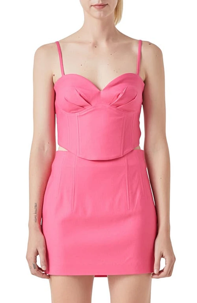 Grey Lab Sweetheart Corset Camisole Pink at Nordstrom,