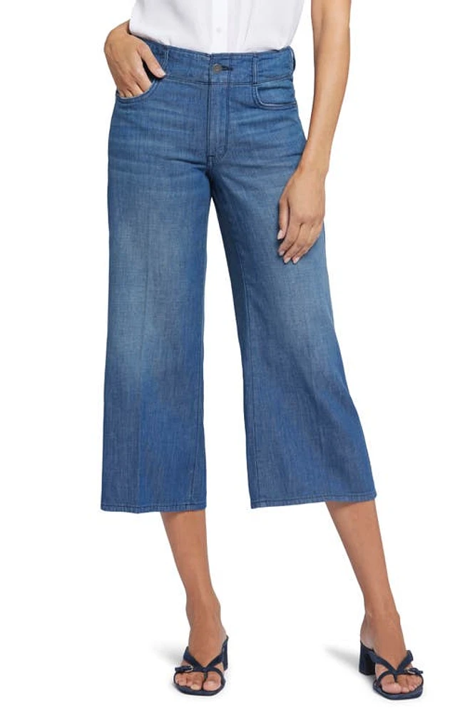 NYDJ Brigitte High Waist Capri Wide Leg Jeans at Nordstrom,