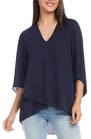 Karen Kane Asymmetrical Crepe Top at Nordstrom,