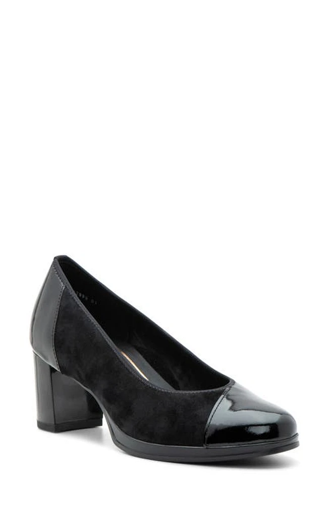 ara Concord Asymmetric Pump Black at Nordstrom,