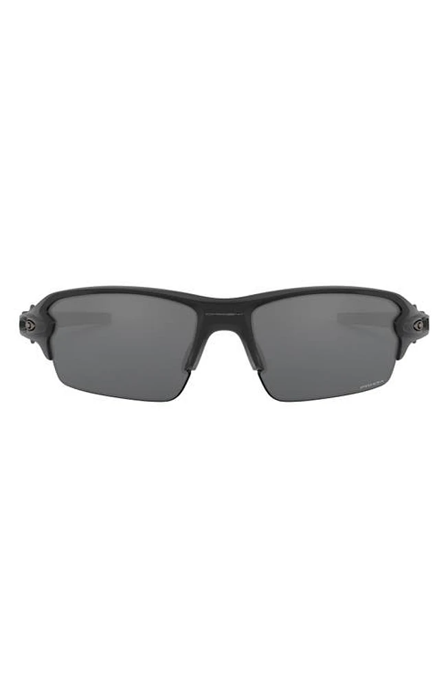 Oakley Flak 2.0 61mm Prizm Rectangular Sunglasses in Matte Black at Nordstrom