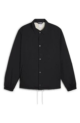 Puma x Noah Water Repellent Coach's Jacket Black at Nordstrom,