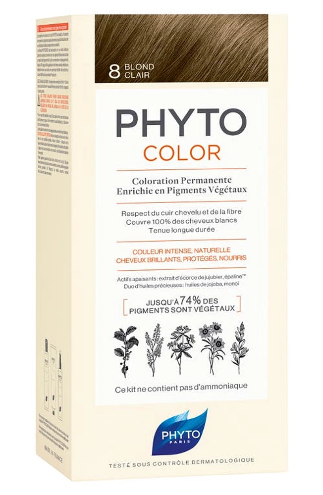 Phytocolor Permanent Hair Color in 8 Light Blond at Nordstrom