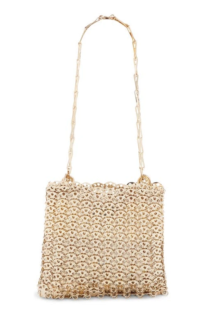 paco rabanne Iconic 1969 Shoulder Bag in Light Gold at Nordstrom