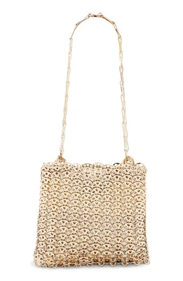 paco rabanne Iconic 1969 Shoulder Bag in Light Gold at Nordstrom