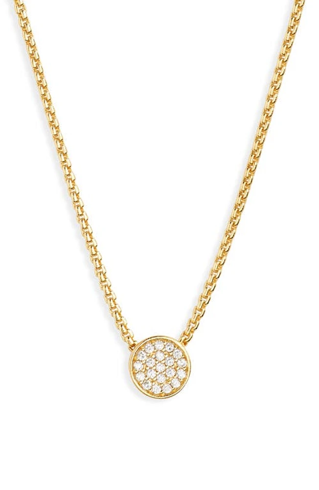 Dean Davidson Signature Pavé Pendant Necklace in White Topaz/silver at Nordstrom