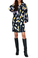 DVF Silka Keyhole Cutout Long Sleeve Minidress at Nordstrom,