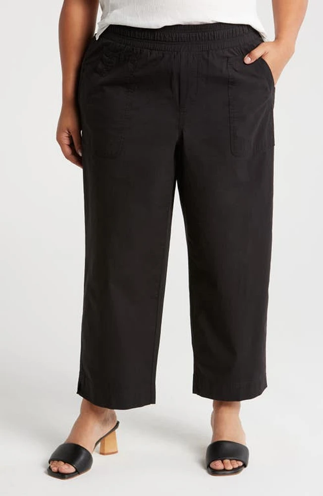 Wit & Wisdom Skyrise Patch Pocket Straight Leg Pants at Nordstrom,