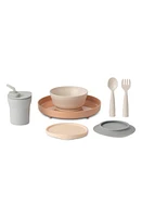 Miniware Little Foodie Dish Set in Toffee/Vanilla/Grey at Nordstrom