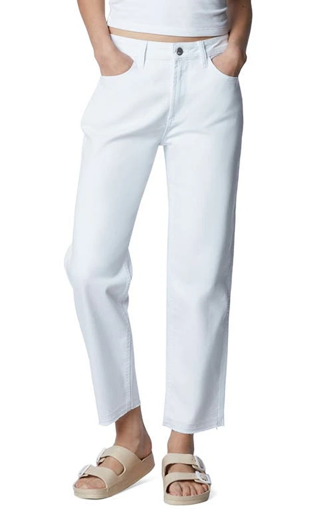 Wash Lab Denim Fun Crop Jeans Classic White at Nordstrom,