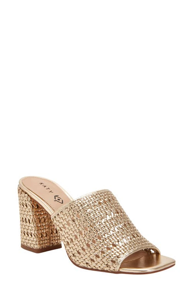 Katy Perry The Tana Slide Sandal Gold at Nordstrom,