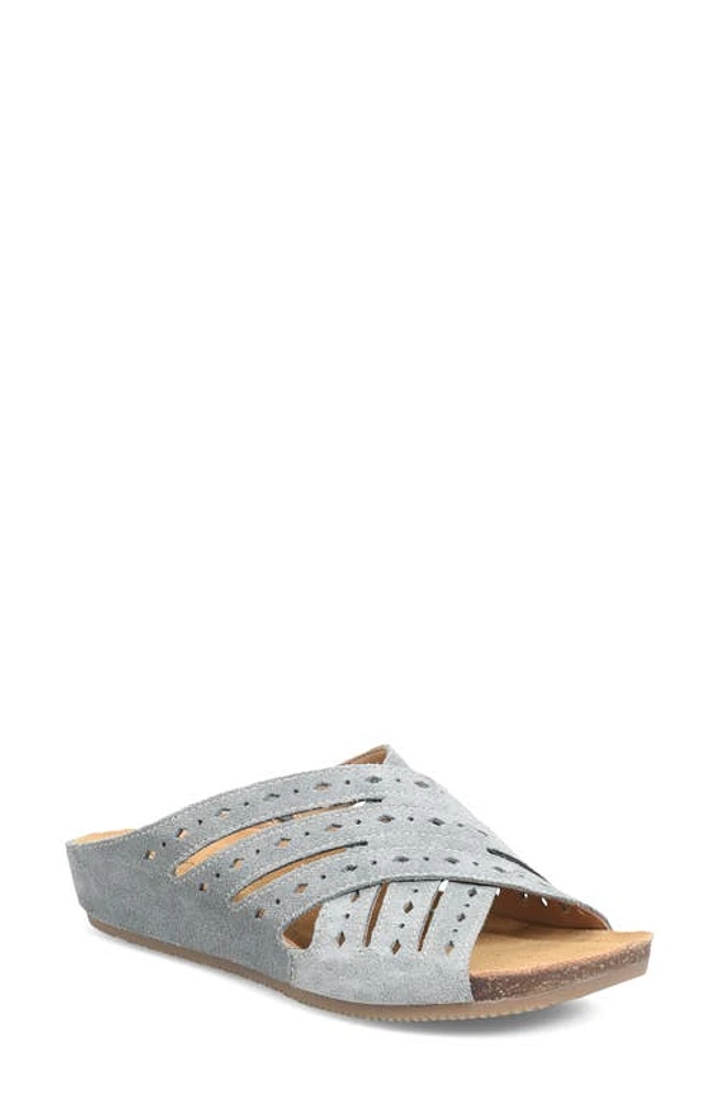 Comfortiva Gala Crisscross Slide Sandal - Wide Width Available in Army at Nordstrom, Size 7.5