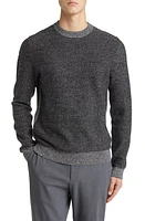 BOSS Marameo Wool Crewneck Sweater Grey at Nordstrom,