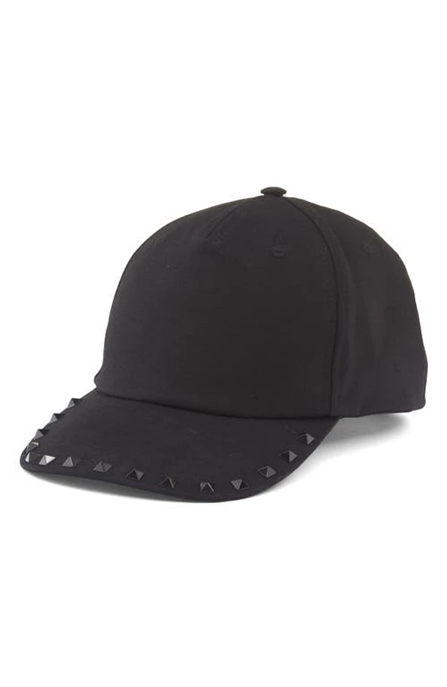 Valentino Garavani Rockstud Baseball Cap Nero at Nordstrom,