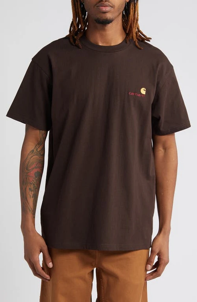 Carhartt Work Progress Embroidered Organic Cotton Logo T-Shirt at Nordstrom,