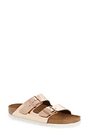 Birkenstock Arizona Soft Footbed Sandal Copper Leather at Nordstrom,