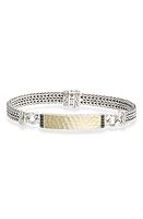 John Hardy Classic Chain Hammered ID Bracelet in Silver at Nordstrom