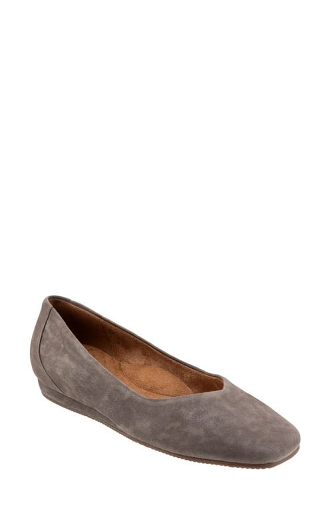 SoftWalk Vellore Flat - Multiple Widths Available Grey Pearl at Nordstrom,