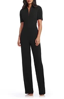 Dress the Population Gloria Front Zip Jumpsuit at Nordstrom,