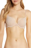 On Gossamer Sleek Micro Lace Underwire Convertible Push-Up Bra at Nordstrom,