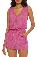 Becca Beach Date Open Back Cover-Up Romper at Nordstrom,