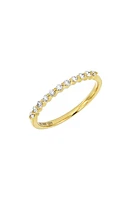 Bony Levy Liora Half Eternity Diamond Stacking Ring in 18K Yellow Gold at Nordstrom, Size 7.5