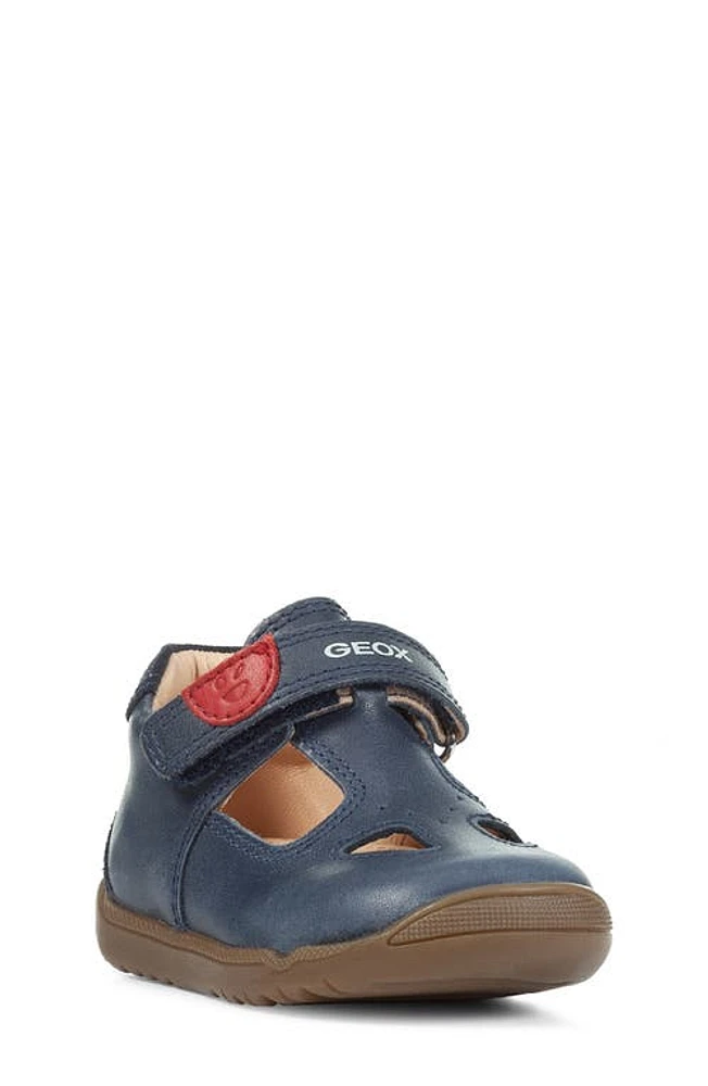 Geox Macchia T-Strap Shoe Navy at Nordstrom,