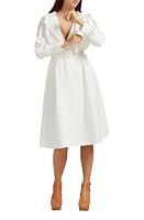 BELLE AND BLOOM Manhattan Crop Trench Coat Off-White at Nordstrom,