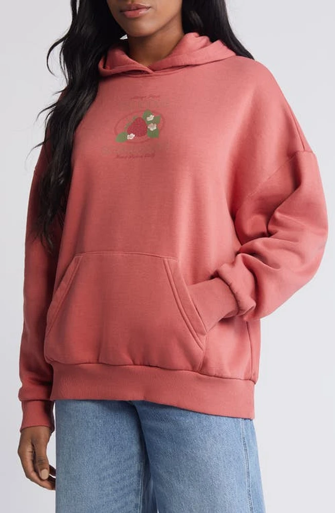 PacSun Delicious Cotton Blend Hoodie Dusty Cedar at Nordstrom,