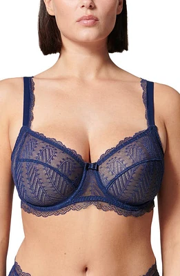 Simone Perele Canopee Underwire Bra Midnight at Nordstrom,