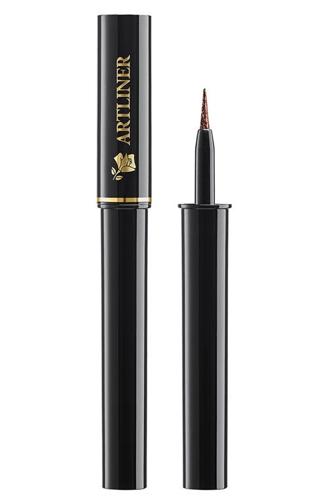 Lancôme Artliner Precision Point Liquid Eyeliner in Brown Metallic at Nordstrom