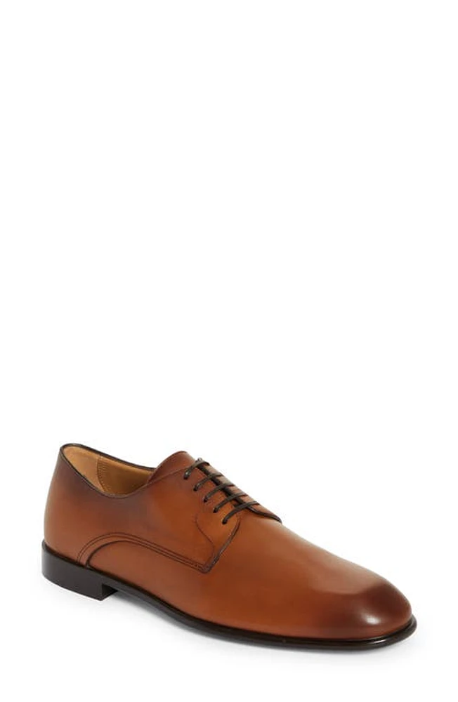 FERRAGAMO Plain Toe Derby in New Vicuna at Nordstrom, Size 9