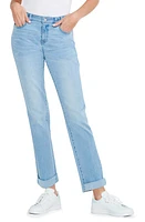 NIC+ZOE Cuffed High Waist Straight Leg Girlfriend Jeans at Nordstrom,