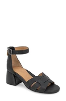 GENTLE SOULS BY KENNETH COLE Myla Ankle Strap Sandal Black Leather at Nordstrom,