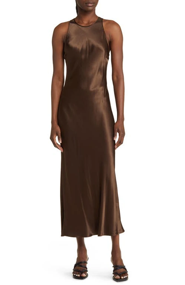 Rails Solene Satin Tank Dress Moss at Nordstrom,