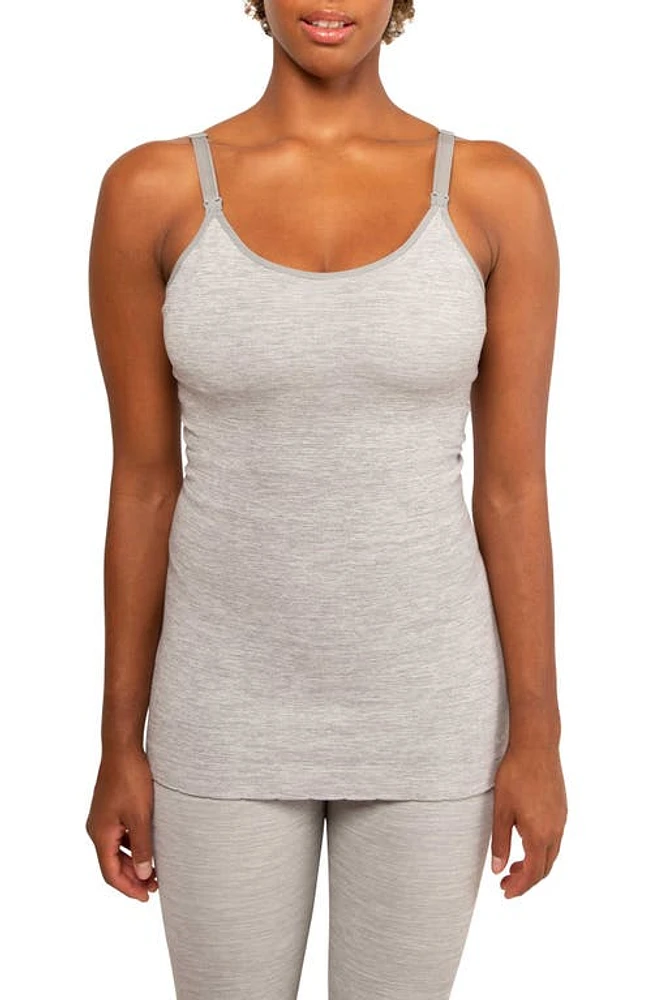 Modern Eternity Seamless Maternity/Nursing Yoga Tank Melange at Nordstrom,