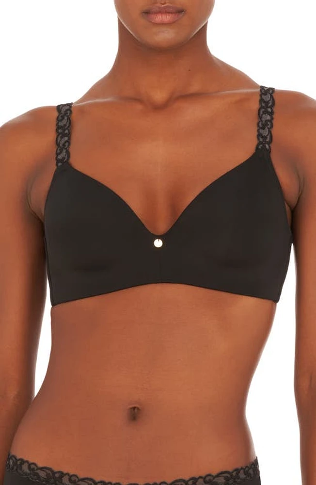 Natori Pure Luxe Wireless Contour Bra at Nordstrom,