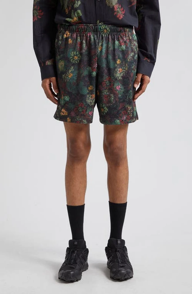 John Elliott Practice Shorts Forest Floral at Nordstrom,